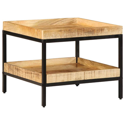 Beistelltisch Braun 55 x 55 x 45 cm massives Mangoholz