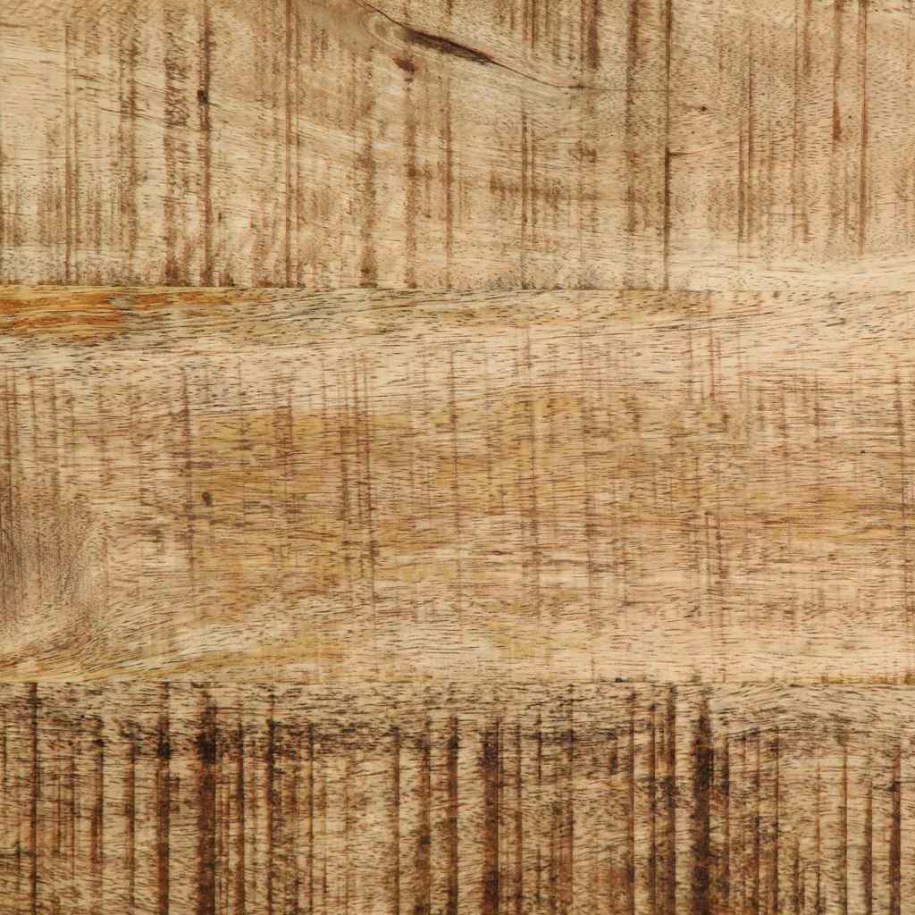 Beistelltisch Braun 55 x 55 x 45 cm massives Mangoholz