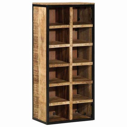 Schuhschrank Braun 50 x 30 x 110 cm Massivholz Mango