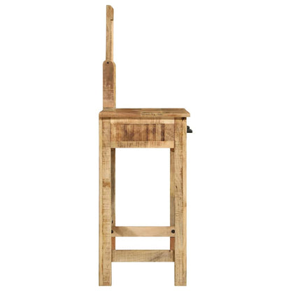 Schminktisch Braun 100 x 40 x 120 cm Massivholz Mango