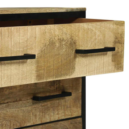 Sideboard Braun 70 x 35 x 70 cm Massivholz Mango