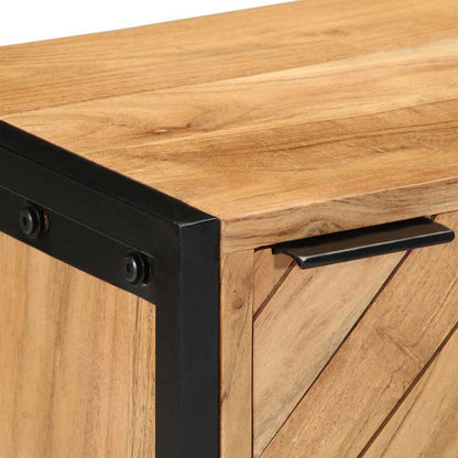 Nachttisch Braun 40 x 30 x 50 cm Massivholz Akazie