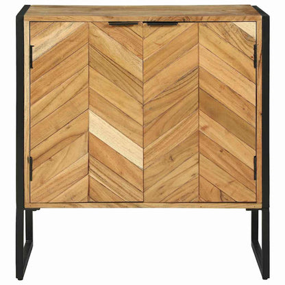 Sideboard Braun 70 x 35 x 75 cm Massivholz Akazie
