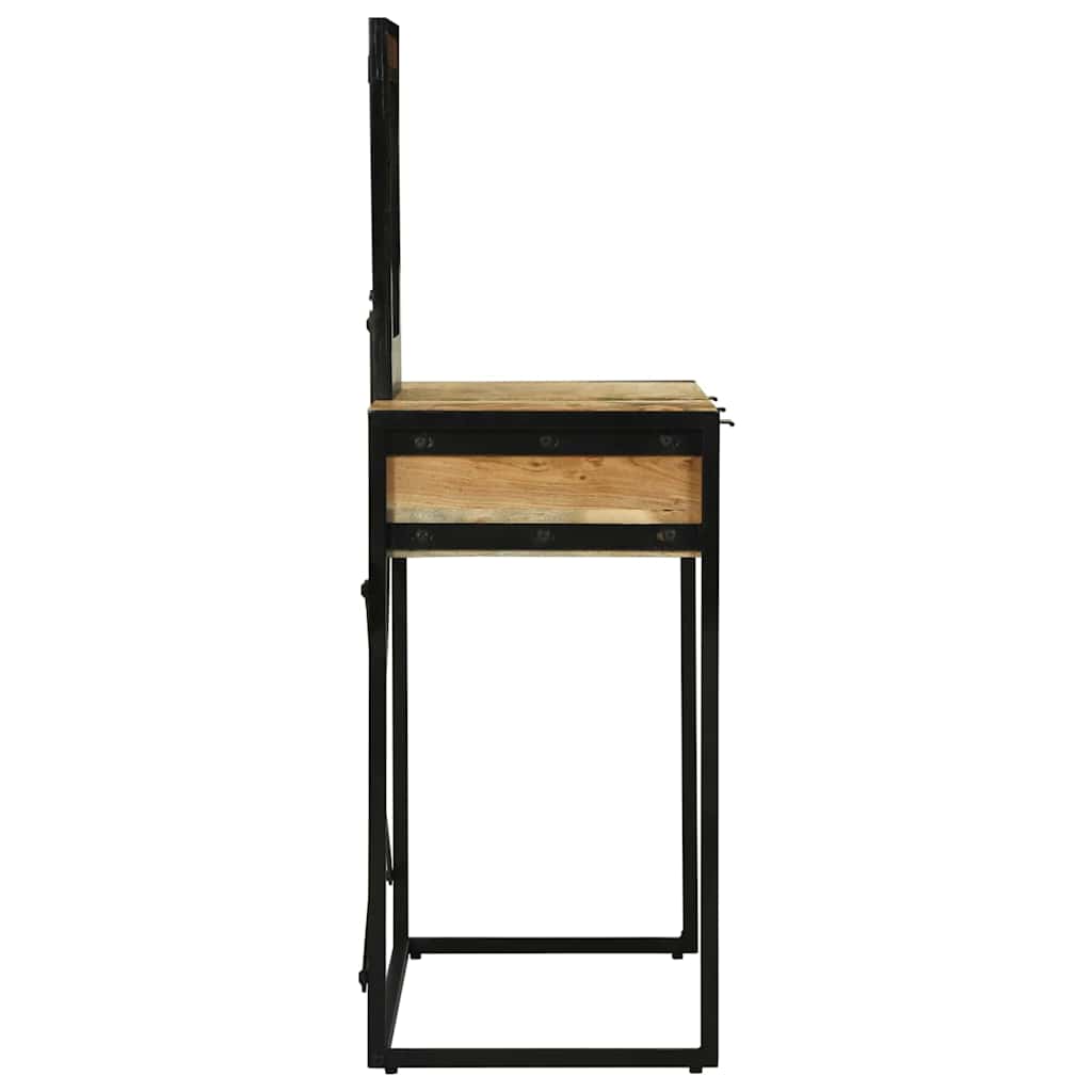 Schminktisch Braun 100 x 40 x 120 cm Massivholz Akazie