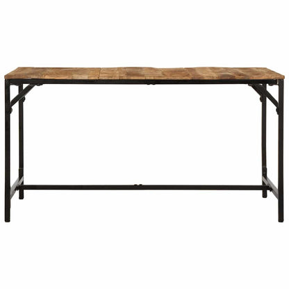 Esstisch 140x70x75 cm Raues Massivholz Mango