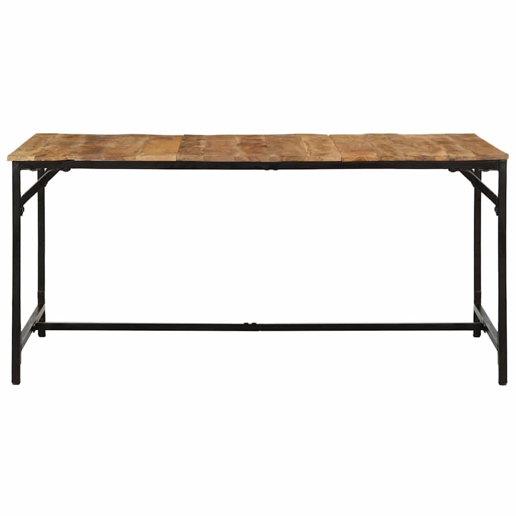 Esstisch 160x80x75 cm Raues Massivholz Mango