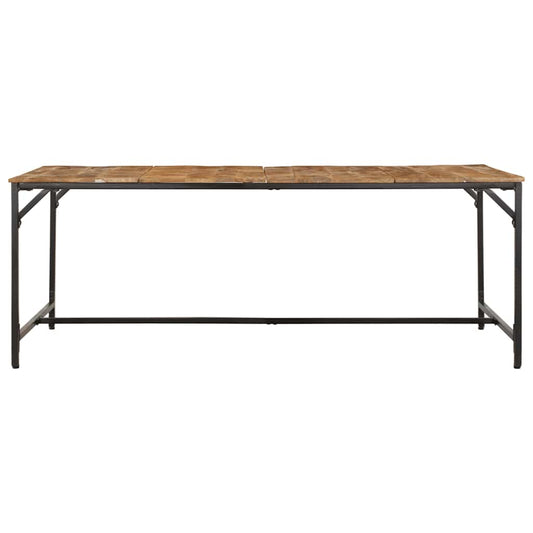 Esstisch 200x100x75 cm Raues Massivholz Mango