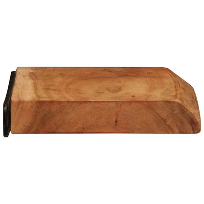 Wandregale 2 Stk. 30x20x3,5 cm Massivholz Akazie