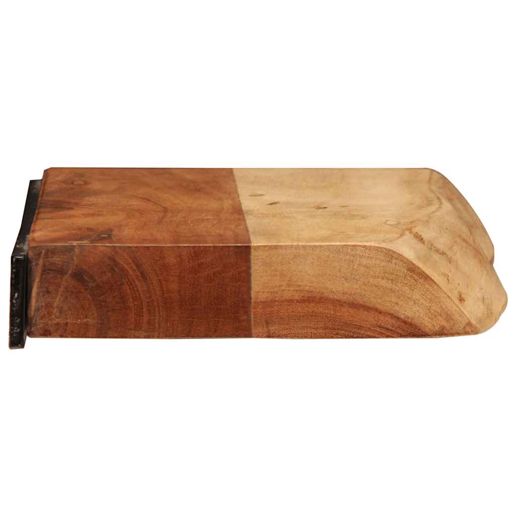 Wandregale 2 Stk. 40x20x3,5 cm Massivholz Akazie