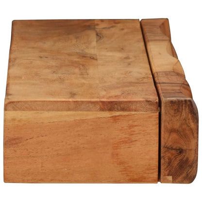 Wandregale 2 Stk. 80x17x8 cm Massivholz Akazie