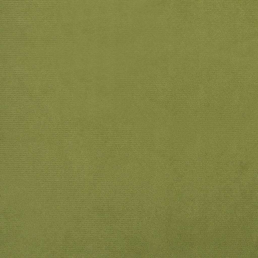 Schlafsofa 2-Sitzer Hellgrün Samt