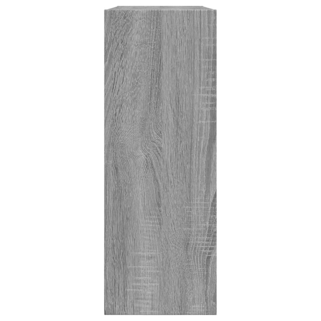 Schuhschrank Grau Sonoma 80x21x57 cm Holzwerkstoff