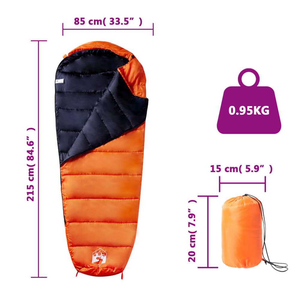 Mumienschlafsack für Erwachsene Camping 3 Jahreszeiten