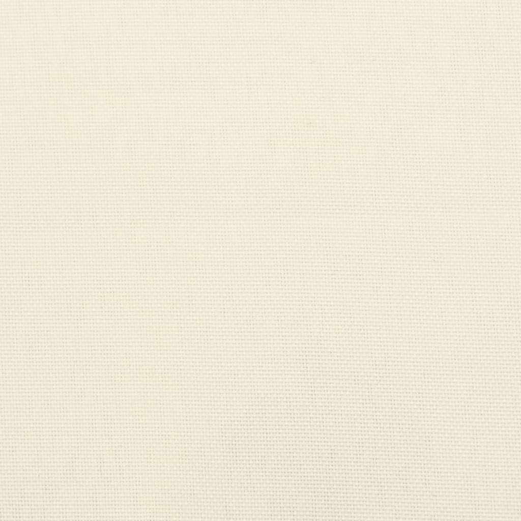 Niedriglehner-Auflagen 4 Stk. Creme Oxford-Gewebe