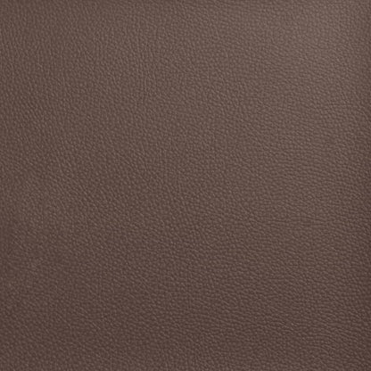 Chesterfield-Sofa 2-Sitzer Braun Kunstleder