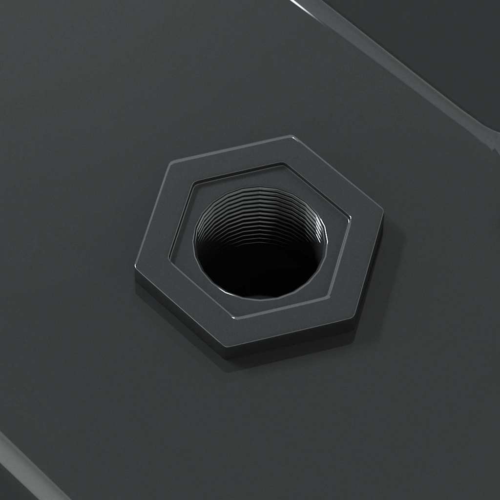 Wandregale 2 Stk. 50x23,5x3 cm Schwarz Edelstahl