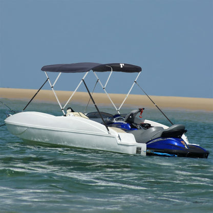 3-Bow Bimini-Top mit Mesh-Seitenteilen 183x(137-152)x137 cm