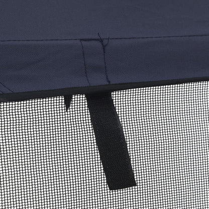 3-Bow Bimini-Top mit Mesh-Seitenteilen 183x(154-167)x137 cm