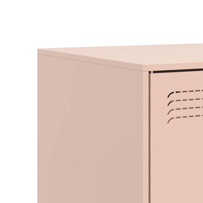 TV-Schrank Rosa 67x39x44 cm Stahl