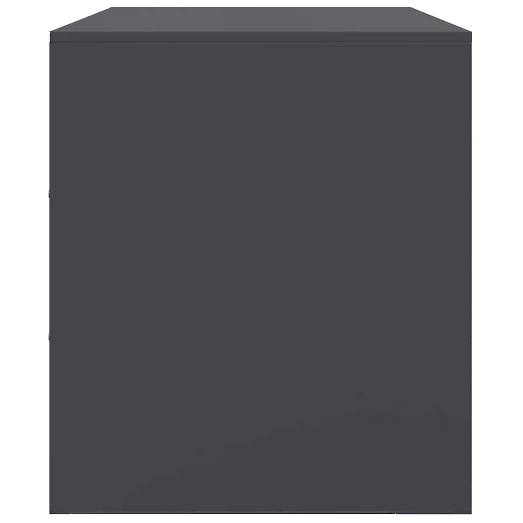 TV-Schrank Anthrazit 67x39x44 cm Stahl