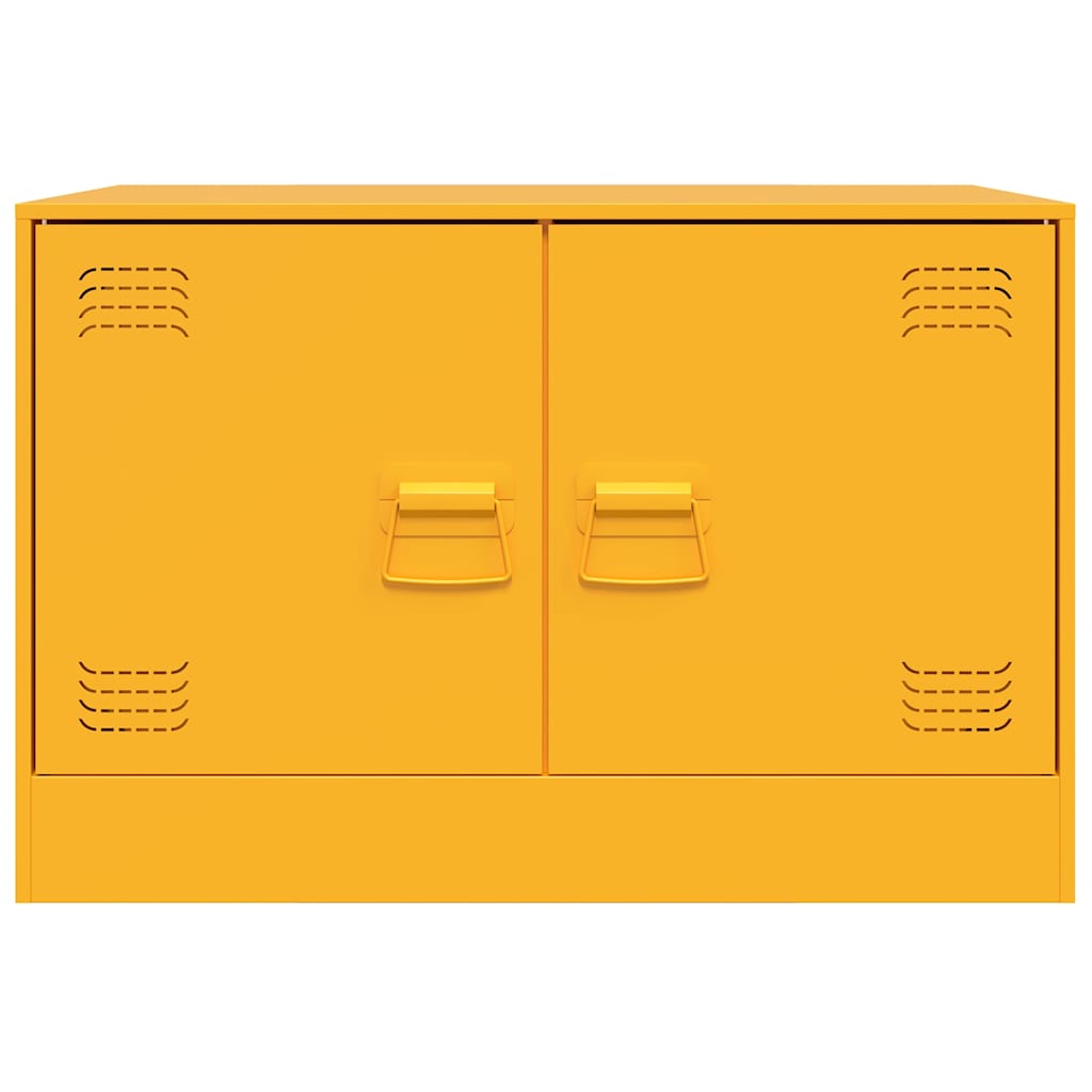 TV-Schrank Senfgelb 67x39x44 cm Stahl