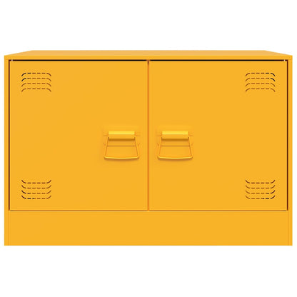 TV-Schrank Senfgelb 67x39x44 cm Stahl