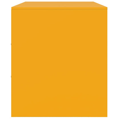 TV-Schrank Senfgelb 99x39x44 cm Stahl