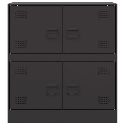 Sideboard Schwarz 67x39x73 cm Stahl