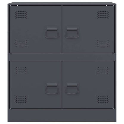 Sideboard Anthrazit 67x39x73 cm Stahl