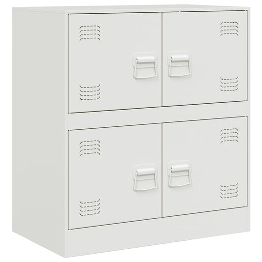 Sideboard Weiß 67x39x73 cm Stahl