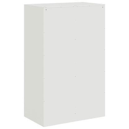 Sideboard Weiß 67x39x107 cm Stahl