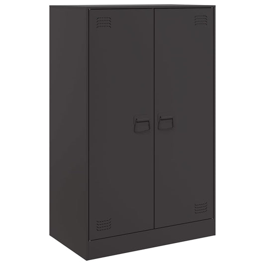 Sideboard Schwarz 67x39x107 cm Stahl