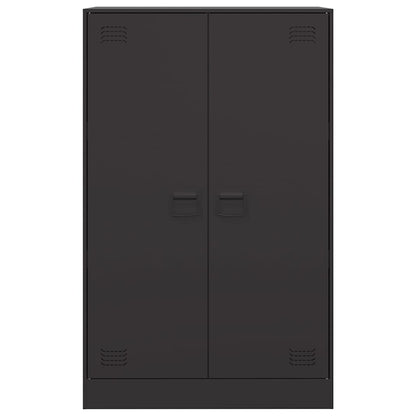 Sideboard Schwarz 67x39x107 cm Stahl