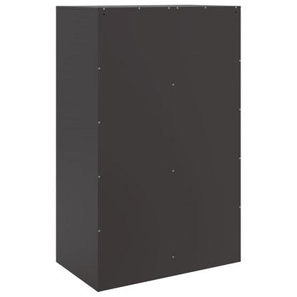 Sideboard Schwarz 67x39x107 cm Stahl