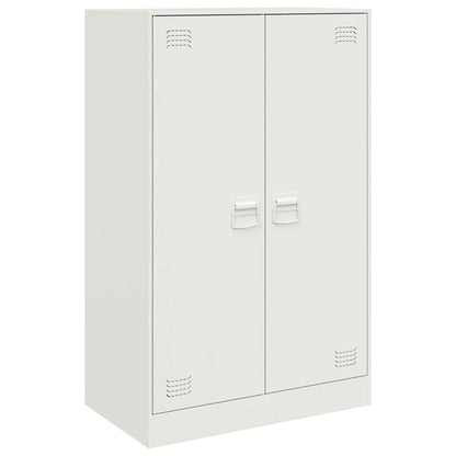 Sideboard Weiß 67x39x107 cm Stahl