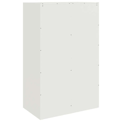 Sideboard Weiß 67x39x107 cm Stahl
