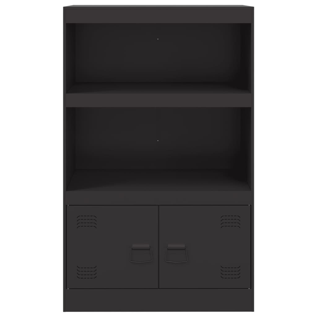 Sideboard Schwarz 67x39x107 cm Stahl