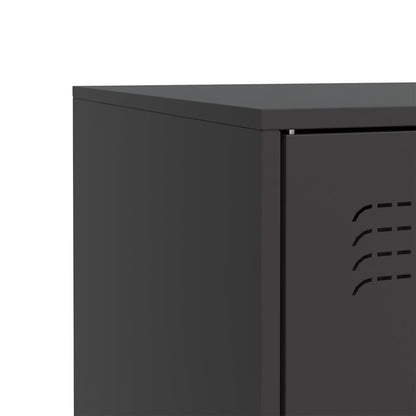 Sideboard Schwarz 67x39x73 cm Stahl