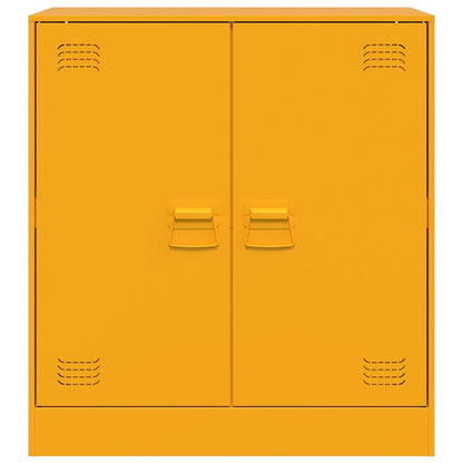 Sideboard Senfgelb 67x39x73 cm Stahl