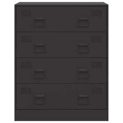 Sideboard Schwarz 67x39x83 cm Stahl