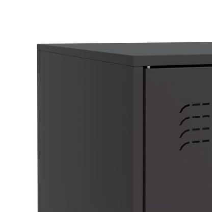 Sideboard Schwarz 67x39x83 cm Stahl