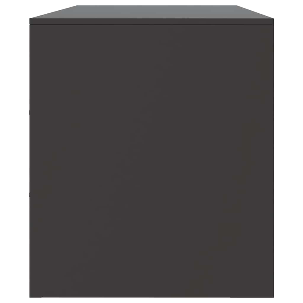 TV-Schrank Schwarz 99x39x44 cm Stahl