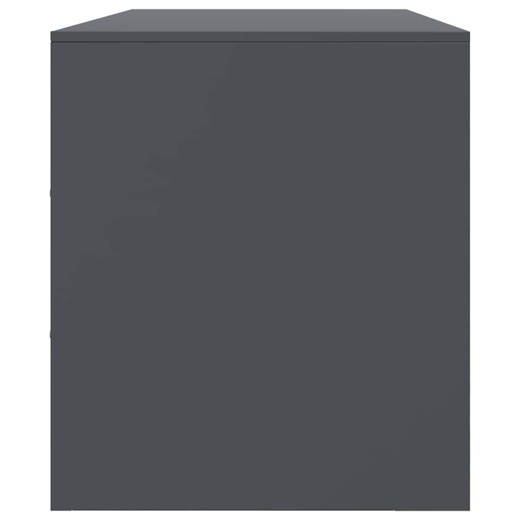 TV-Schrank Anthrazit 99x39x44 cm Stahl