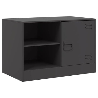 TV-Schrank Schwarz 67x39x44 cm Stahl