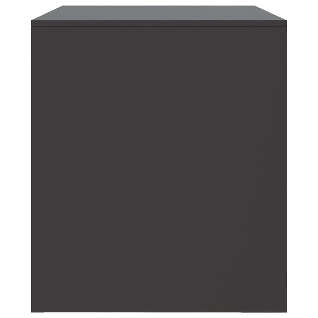 TV-Schrank Schwarz 67x39x44 cm Stahl