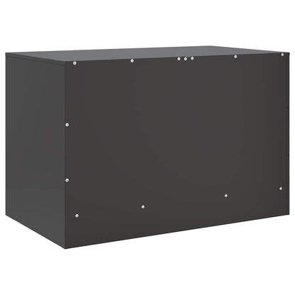 TV-Schrank Schwarz 67x39x44 cm Stahl