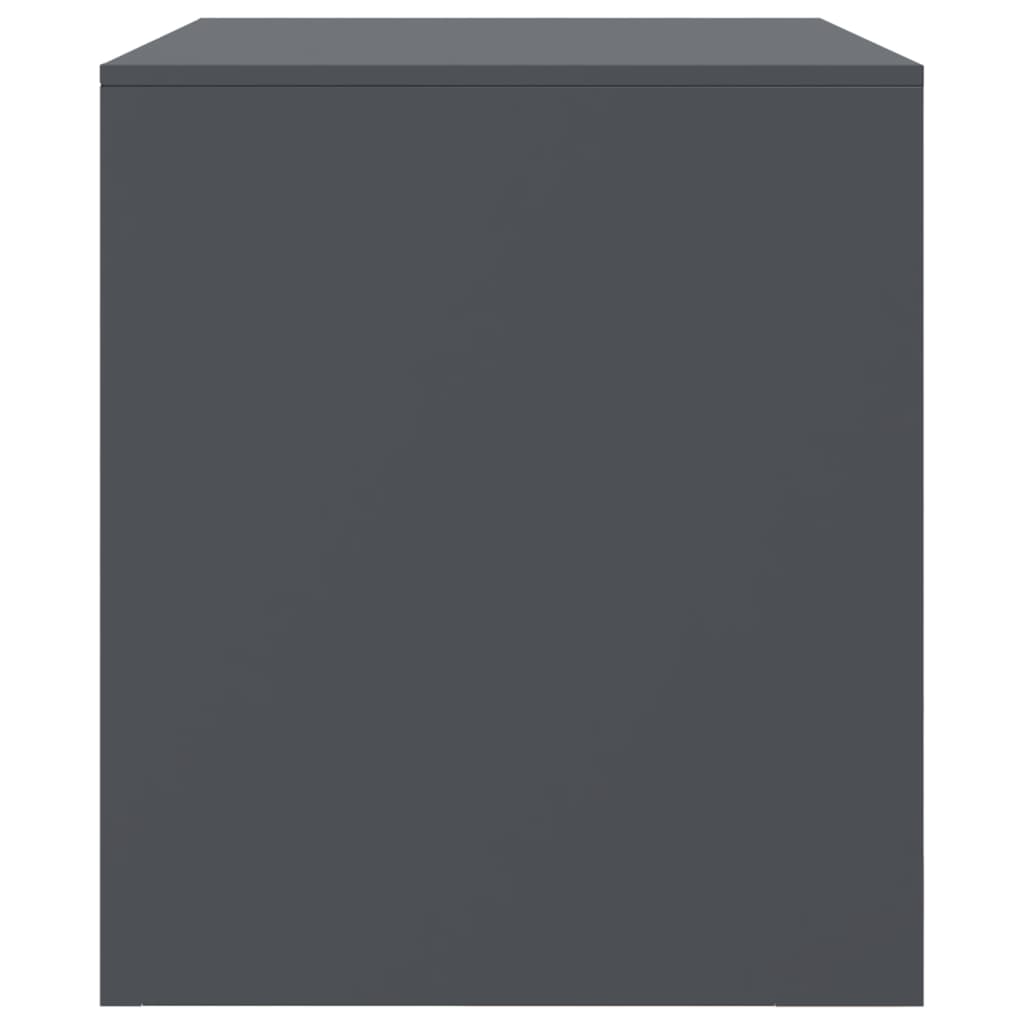 TV-Schrank Anthrazit 67x39x44 cm Stahl