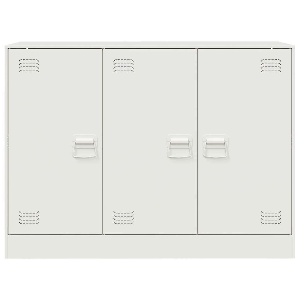 Sideboard Weiß 99x39x73 cm Stahl