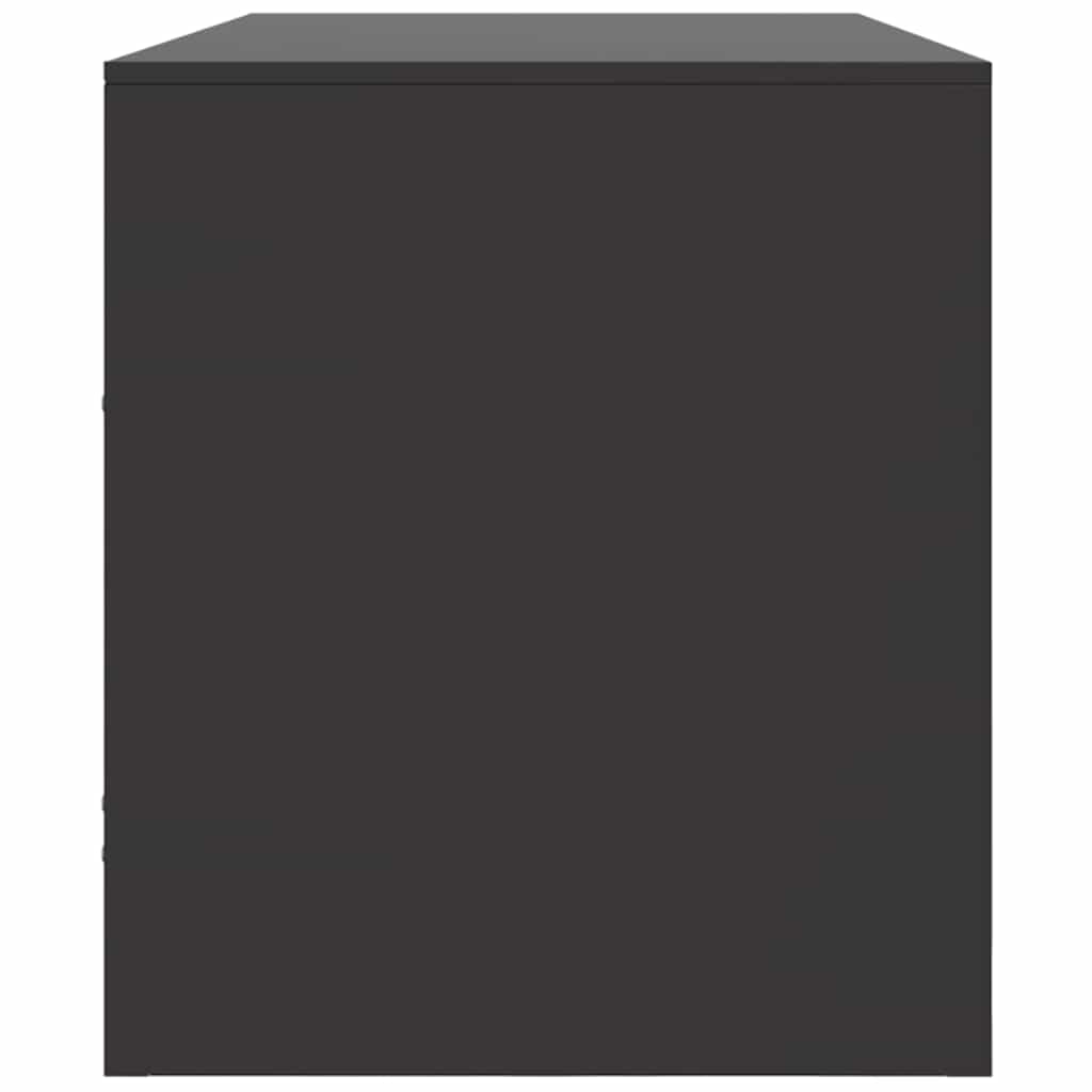 TV-Schrank Schwarz 99x39x44 cm Stahl