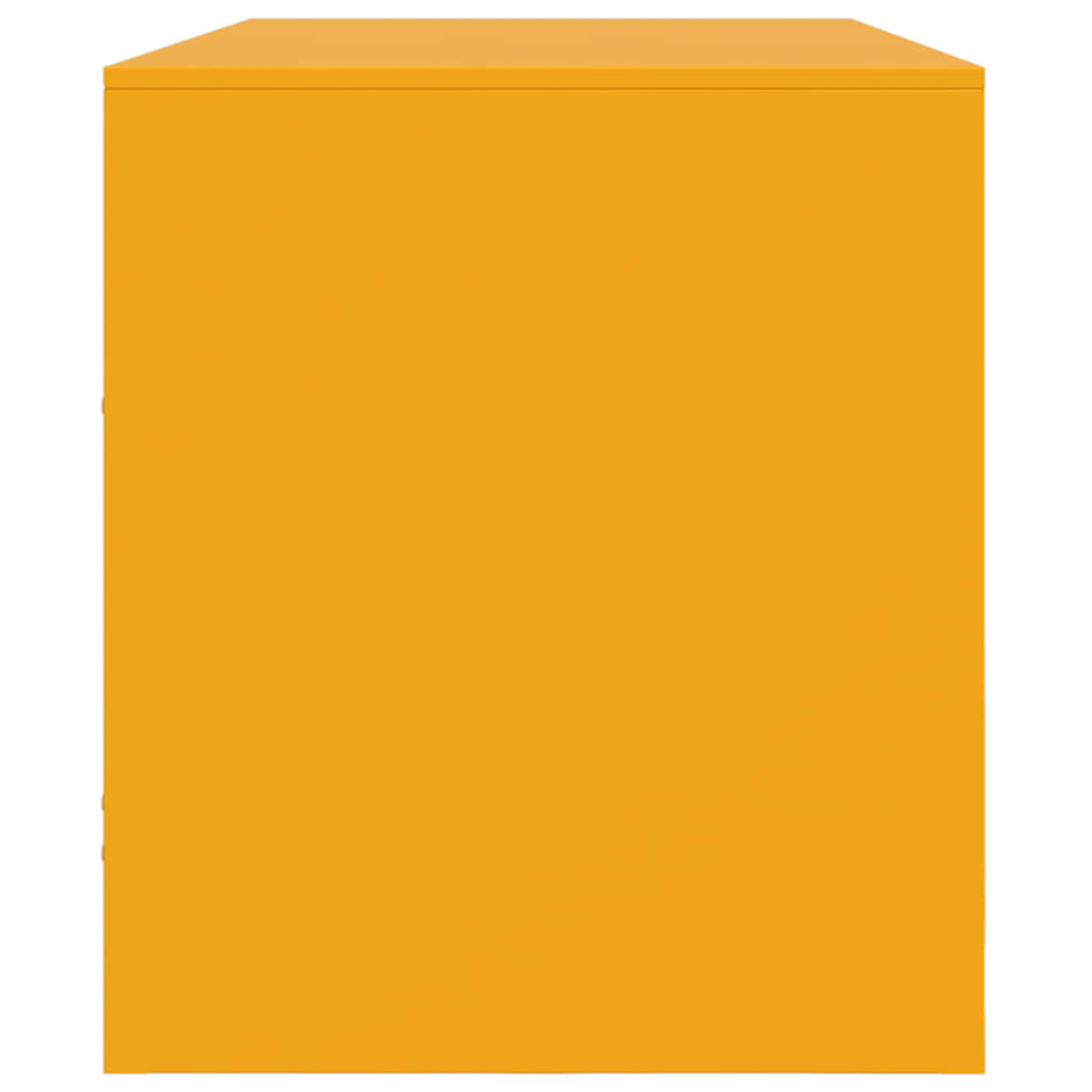 TV-Schrank Senfgelb 99x39x44 cm Stahl